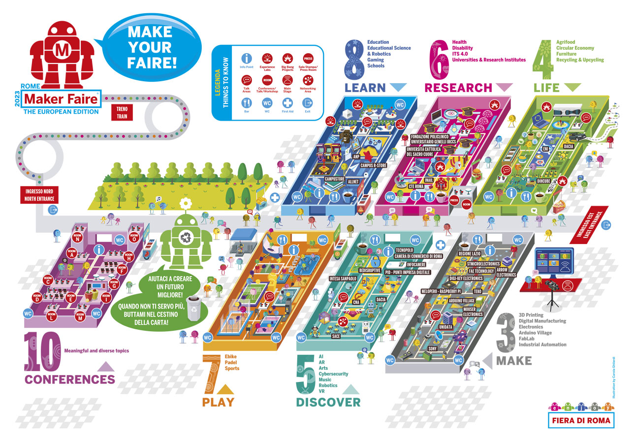 Maker Faire 2023 map 